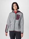 Women's Arctic Crest™ Sherpa Full Zip Fleece Jacket Moonvista, White