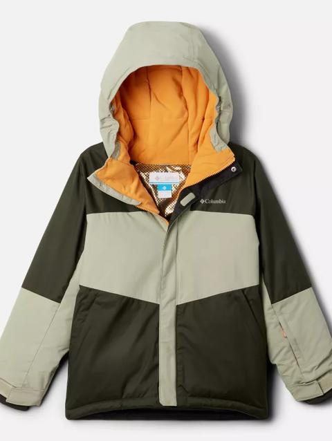 Boys' Mighty Mogul™ III Jacket Greenscape, Safari