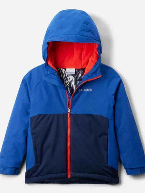 Boys' Alpine Action™ III Jacket Collegiate Navy Melange, Mountain Blue