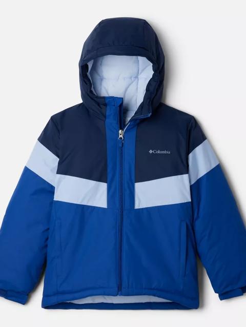 Boys' Lightning Lift™ III Jacket Mountain Blue, Collegiate Navy, Whisper