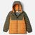 Boys' Powder Lite™ II Hooded Jacket Sunstone, Stone Green