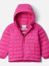 Girls' Toddler Powder Lite™ II Hooded Jacket Pink Ice