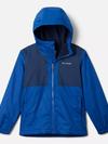 Boys' Rainy Trails™ II Fleece Lined Jacket Mountain Blue, Collegiate Navy Slub