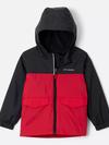 Boys' Toddler Rain-Zilla™ II Jacket Black, Mountain Red