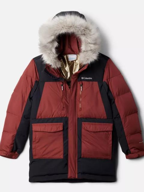 Boys' Marquam Peak Fusion™ II Parka Black, Spice