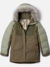 Girls' Marquam Peak Fusion™ III Parka Stone Green, Safari