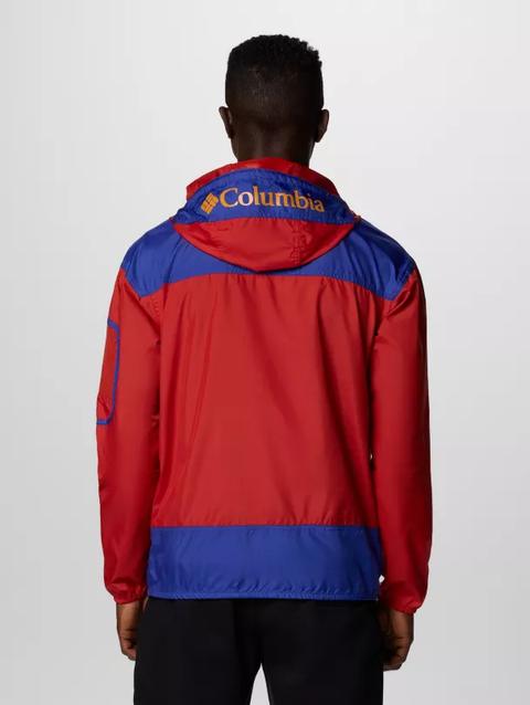 Men's Challenger™ II Pullover Windbreaker Sail Red, Clematis Blue