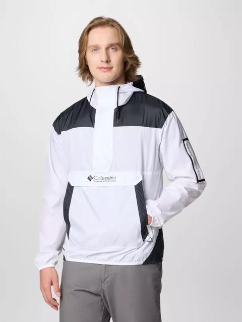 Men's Challenger™ II Pullover Windbreaker White, Black