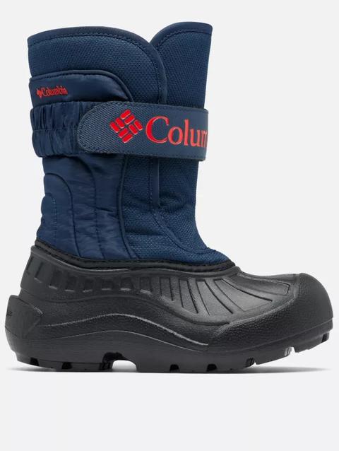 Big Kids' Powderbug™ Snowlite™ Strap Boot Collegiate Navy, Spicy