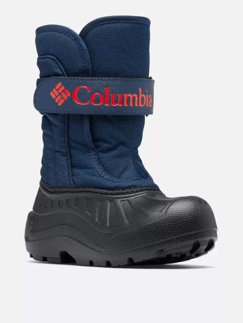 Big Kids' Powderbug™ Snowlite™ Strap Boot Collegiate Navy, Spicy