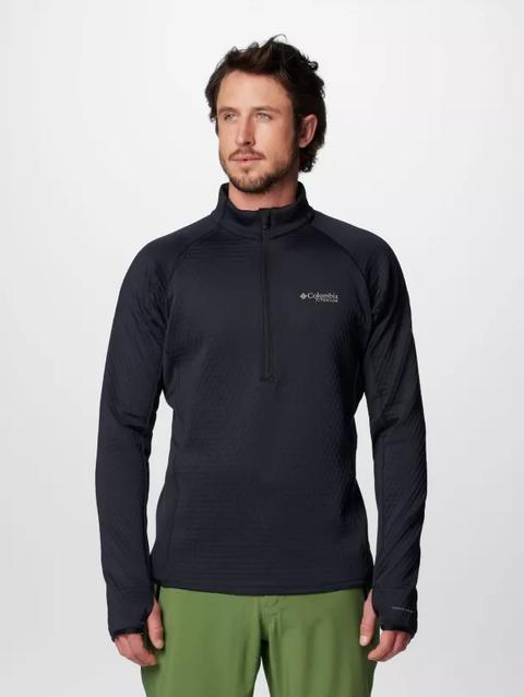 Men's Crystal Leaf™ Omni-Heat™ Helix Half Zip Pullover Black