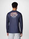 Men's PFG Terminal Tackle™ Line Time Long Sleeve Shirt Nocturnal, POW Hex