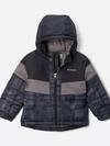 Boys' Toddler Lightning Lift™ III Printed Jacket Black Warp Plaid, City Grey