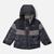 Boys' Toddler Lightning Lift™ III Printed Jacket Black Warp Plaid, City Grey