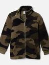 Boys' Rugged Ridge™ II Printed Sherpa Full Zip Jacket Stone Green Mod Camo