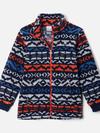 Boys' Rugged Ridge™ II Printed Sherpa Full Zip Jacket Mountain Blue Madras