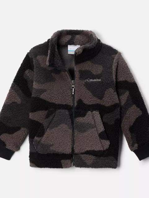 Boys' Toddler Rugged Ridge™ II Printed Sherpa Full Zip Jacket Black Mod Camo