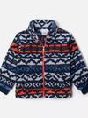 Boys' Toddler Rugged Ridge™ II Printed Sherpa Full Zip Jacket Mountain Blue Madras