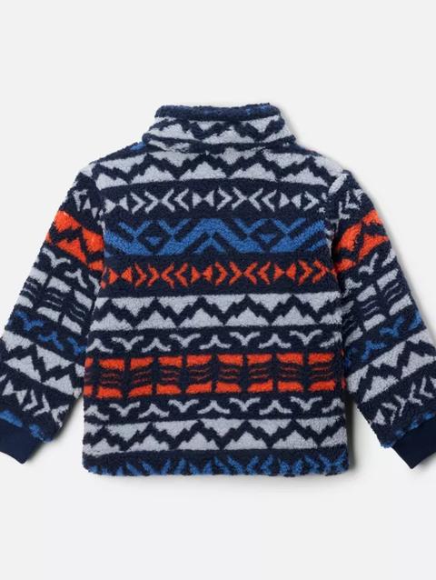 Boys' Toddler Rugged Ridge™ II Printed Sherpa Full Zip Jacket Mountain Blue Madras