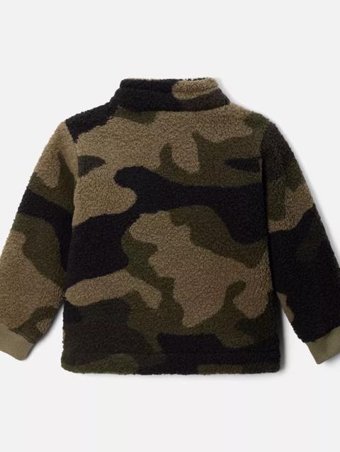 Boys' Toddler Rugged Ridge™ II Printed Sherpa Full Zip Jacket Stone Green Mod Camo