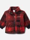 Infant Rugged Ridge™ II Printed Sherpa Full Zip Jacket Sail Red Omblur Tonal