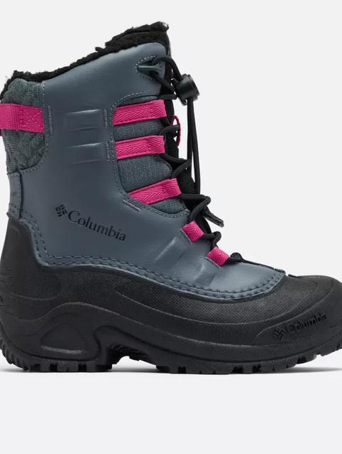 Big Kids' Bugaboot™ Celsius Boot Graphite, Wild Fuchsia