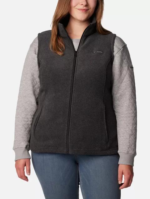 Women’s Benton Springs™ Fleece Vest - Plus Size Charcoal Heather