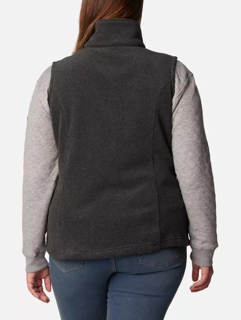 Women’s Benton Springs™ Fleece Vest - Plus Size Charcoal Heather