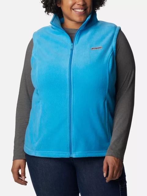 Women’s Benton Springs™ Fleece Vest - Plus Size Blue Chill