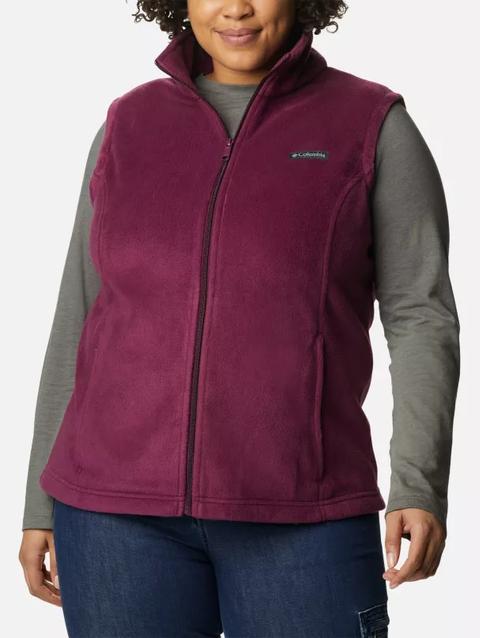 Women’s Benton Springs™ Fleece Vest - Plus Size Marionberry