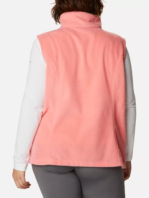 Women’s Benton Springs™ Fleece Vest - Plus Size Salmon