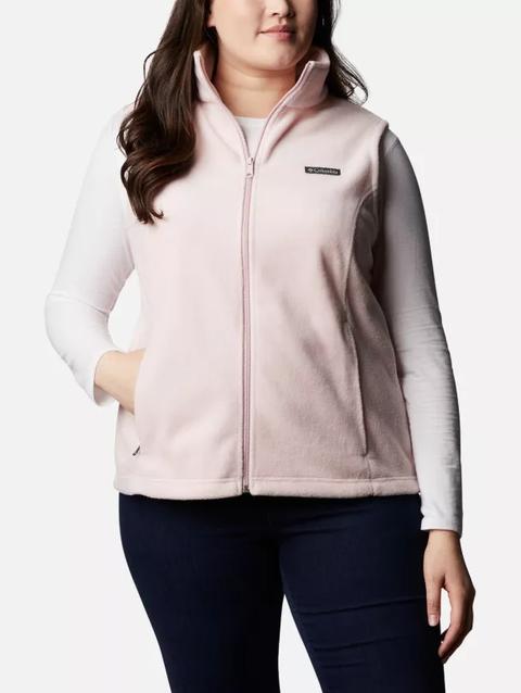 Women’s Benton Springs™ Fleece Vest - Plus Size Mineral Pink