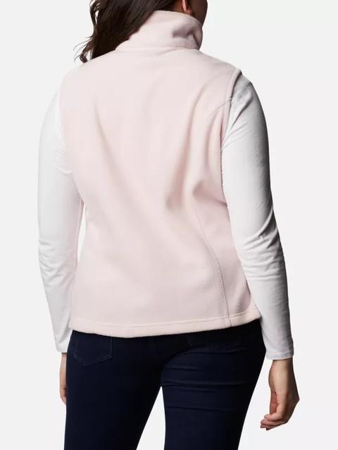 Women’s Benton Springs™ Fleece Vest - Plus Size Mineral Pink