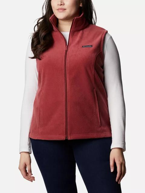 Women’s Benton Springs™ Fleece Vest - Plus Size Marsala Red