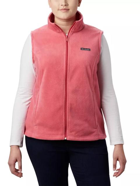 Women’s Benton Springs™ Fleece Vest - Plus Size Rouge Pink