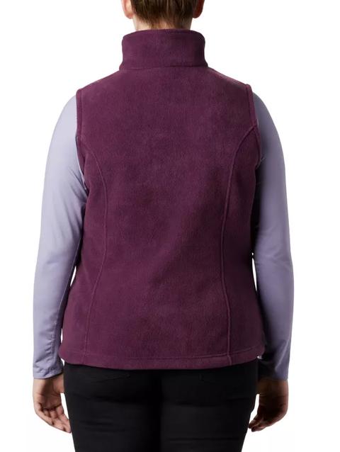 Women’s Benton Springs™ Fleece Vest - Plus Size Black Cherry