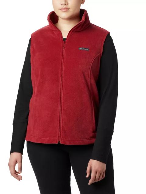 Women’s Benton Springs™ Fleece Vest - Plus Size Beet