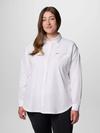 Women's Boundless Trek™ Layering Long Sleeve Shirt II - Plus Size White