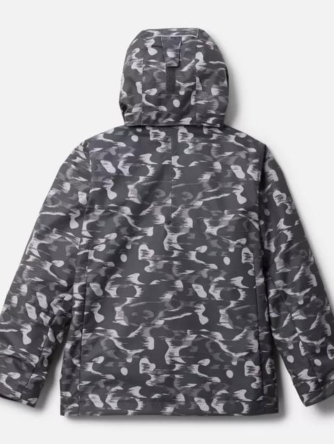 Boys' Bugaboo™ III Printed Fleece Interchange Jacket Shark Barkblur, Black