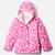 Girls' Bugaboo™ III Printed Fleece Interchange Jacket Pink Ice Barkblur, Satin Pink