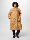 Women's Winter Warmth™ Full Length Jacket - Plus Size Camel Brown Omblur