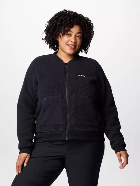 Women's Winter Warmth™ Bomber - Plus Size Black