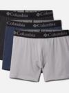 Men's Tri Blend Boxer Briefs 3 Black, Gry Htr, C. Navy