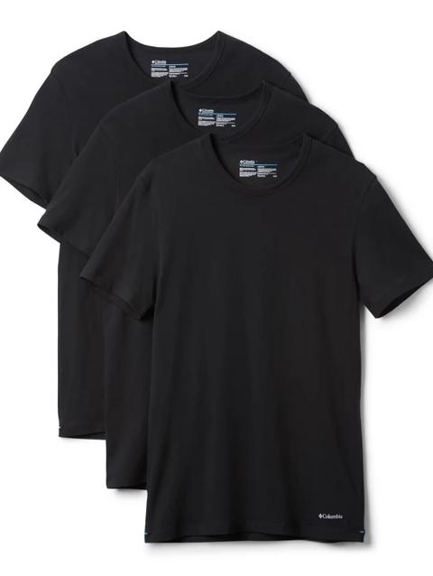 Men's 3 Pack Crew Neck Tee Classic Fit Black