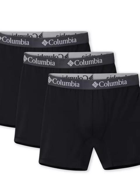 Men's Poly Stretch Boxer Brief - 3 Pack Black