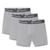 Men's Poly Stretch Boxer Brief - 3 Pack Cool Grey