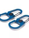 Dual-Clip Carabiner - 2 Pack Navy