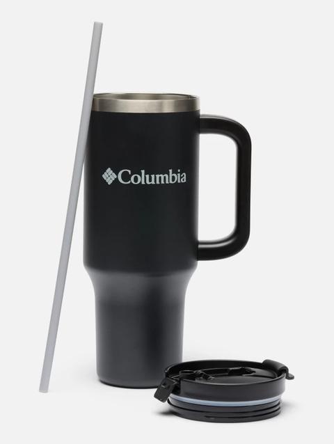 Stainless Steel Vacuum Tumbler with Handle - 40 oz Black