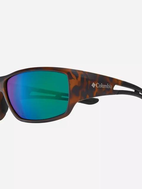 Utilizer Polarized Sunglasses Matte Tortoise/Green Mirror