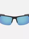 Men's Peak Racer Sunglasses Matte Black/Blue Flash Polar